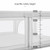 Okvac Baby Playpen Playard Kids Safety Play Center Yard, 79"x70" - White