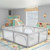 Okvac Baby Playpen Playard Kids Safety Play Center Yard, 79"x70" - White