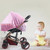 Folding Baby Stroller Insect Netting Removable Reusable Breathable Infant Car Cart Bed Bug Net Cover Canopy Kids Supplies Pink