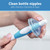 Dr. Brown's Bottle Brush - White/blue, One Size