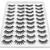 Dysilk Fluffy Lashes Wispy Dramatic False Eyelashes 20 Pairs 4 Styles Mixed Lashes