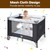 Gymax Portable Baby Playard Nursery Center Playpen With Mattress & Changing Station