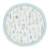 Sloth Aqua Leaf Fabric Playmat By Sweet Jojo Designs