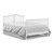 Graco Solano 5-in-1 Convertible Baby Crib With Drawer White