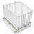Graco Solano 5-in-1 Convertible Baby Crib With Drawer White