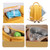 Lvelia Diaper Bag Backpacks Waterproof Baby Nappy Bag Stylish Durable Yellow