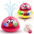 Amerteer Baby Toy, 2 In 1 Spray Water Squirt Toy Led Light Up Float Toys Bathtub Shower Pool Bathroom Toy Space Ufo Car Toys For Baby Toddler Infant Kid Water Electronic Sprayer