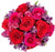 Heartstrings By Arabella Bouquets (fresh-cut Flowers -  Elegant Foam Bouquet, Red, Pink, Purple)
