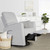 Evolur Habana Glider & Recliner With Massager / Swivel Glider / Recliner / Massage Chair / Easy Assembly Glider Chair, Gray