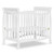 &nbsp;dream On Me Baker 4 In 1 Convertible Mini Crib, White