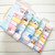Oaktree 8pcs/set Baby Bibs Cute Cartoon Print Toddler Baby Waterproof Saliva Towel Cotton Infant Burp Cloths Feeding