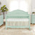 Slumber Baby Tiana 4 In 1 Convertible Crib With Spindle In Sea Foam Green