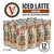 Iced Latte, Mocha Flavored, Ready To Drink, 12 Pack - 8oz Cans
