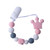 Infant Holder Leash For Pacifiers Nipples Clip Chain Child Crown Soother Beaded Chains Teethers