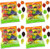 Din Don Fruity's Ju-c Jelly Fruit Snacks Pack Of 4