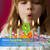 Novelty Place Multicolor Flashing Number Candle Set, Color Changing Led Birthday Cake Topper With 4 Wax Candles (number 3)