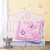 Sweet Baba 4 Piece Butterfly Crib Bedding Set,pink Crib Set For Baby Girls,microfiber Printed Nursery Set Including Comforter/skirt/2 Crib Sheets