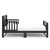 Storkcraft Slumber Toddler Bed With Guardrails Black