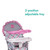 Disney Baby Simple Fold Plus High Chair, Minnie Dot Fun