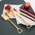 Abanopi Stainless Steel Spade Dessert Spoon Domstic Use Multifunctional Fruit Cake Ice Cream Coffee Kitchen Seasoner Shovel Spoon