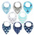 Baby Bibs 8 Pack Soft And Absorbent For Boys & Girls - Baby Bandana Drool Bibs