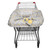Boppy Shopping Cart And High Chair Cover | Sunshine Gray And Yellow Chevron With Sun Book Toy | 2-point Safety Belt | Wipeable, Machine Washable | 6-48 Months