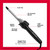 Revlon Perfect Heat 1/2" Ceramic Spring Curling Iron, Black