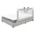 Infans 57" Bed Rails For Toddlers Vertical Lifting Baby Bedrail Guard With Lock Grey