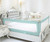 3 Set Of King Size Bed Safety Bed Guardrail Bed Fence For Children, Toddlers, Infants-green Color