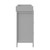 Storkcraft Horizon 3 Drawer Modern Changing Vertical Dresser Pebble Gray Finish