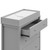 Storkcraft Horizon 3 Drawer Modern Changing Vertical Dresser Pebble Gray Finish