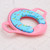 Nuolux Pink Plush Potty Seat Thicken Baby Toilet Training Seat Kids Toilet Trainer Ring Secure Non-slip Surface(random Pattern)