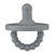 Ryan & Rose Cutie Pat Pacifier Teether (stage 1, Charcoal)