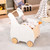 Gymax 2-in-1 Baby Learning Walker Wooden Toddler Push Walker Toys W/ Wheels