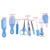 10pcs Baby Infant Health Care Set Multi Functions Newborn Nose Cleaner Nails Clipper Tweezers Thermometer Kit Supplies