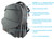 Backpack Diaper Bag With Matching Changing Pad - Gray