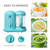 Ventray  Baby Food Maker, All-in-one Baby Food Processor, Bpa-free Steamer & Blender, Cook At Home - Blue