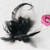Allnice Fascinators Peacock Feather Hair Clip Headband Mesh Rhinestone With Hairpin For Women