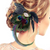 Allnice Fascinators Peacock Feather Hair Clip Headband Mesh Rhinestone With Hairpin For Women