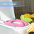 Infantmoment Potty Training Toilet Seat Travel Portable Folding Toilet Trainer W/ Splash Guard And Free Storage Bag For Toddler Boys Girls And Mother's Day Gift, Pink