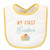 Hudson Baby Infant Cotton Terry Drooler Bibs With Fiber Filling 10pk, Holiday Birthday, One Size
