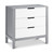 Carter's By Davinci Colby 3-drawer Dresser In Gray And White
