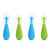 Munchkin Gentle Scoop Silicone Trainer Spoon, Blue/green, 2 Pack