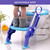 Toddler Toilet Training Seat Ladder With Sturdy Non-slip Wide Step And Soft Cushion