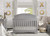 Simmons Kids Slumbertime Emma Convertible Baby Crib N More, Grey