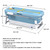 W Weylan Tec 54" Luxury Extra Large Foldable Bath Tub Bathtub With Lid For Unisex Adult