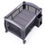 Assj Portable Baby Nursery Center Play Yard With Wheels(grey)