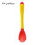 Grofry Baby Silicone Temperature Sensing Spoon Fork Safety Infant Feeding Flatware