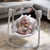 Ingenuity Soothe 'n Delight 6-speed Portable Baby Swing With Music - Flora The Unicorn (pink)