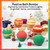 6pcs Bath Bombs Santa Bath Bombs With Surprise Toys Inside Christmas Decoration
